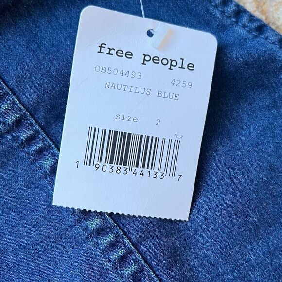 Free people denim skirt nwt - Picture 3 of 6